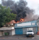 يافا: حريق داخل مستودع دون وقوع اصابات 